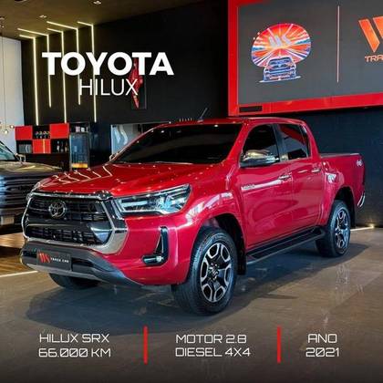TOYOTA HILUX 2.8 D-4D TURBO DIESEL CD SRX 4X4 AUTOMÁTICO TOYOTA HILUX 2.8 D-4D TURBO DIESEL CD SRX 4X4 AUTOMÁTICO